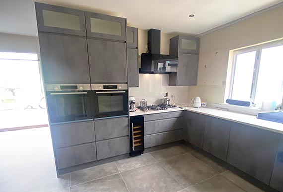 An image of a bespoke fitted kitchen in county Cork in 2024