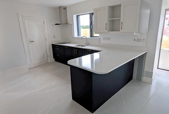 An image of a bespoke fitted kitchen in county Cork in 2024