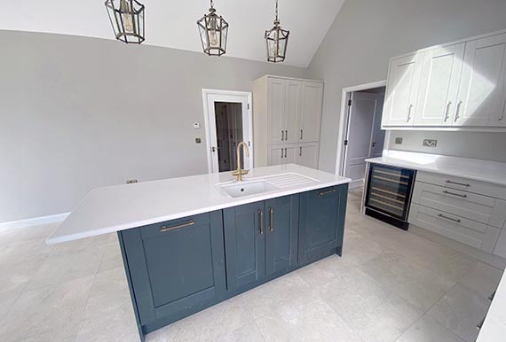 An image of a bespoke fitted kitchen in county Cork in 2024